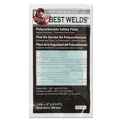 BW-2X4.25 POLYCARBONATESAFETY PLATE